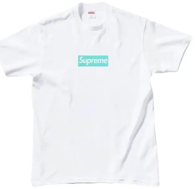 S XL T-shirt Tiffany Logo Co White L Tee Box Co M Sleeve Short 21FW Tiffany 0810